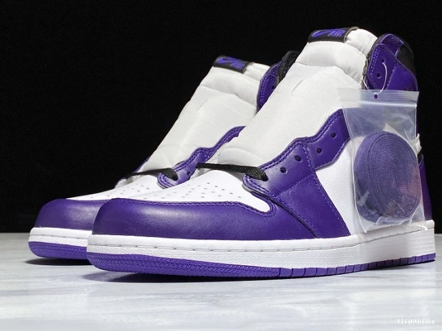 OG High Purple 1 Jordan Air 555088-500 Court 1019